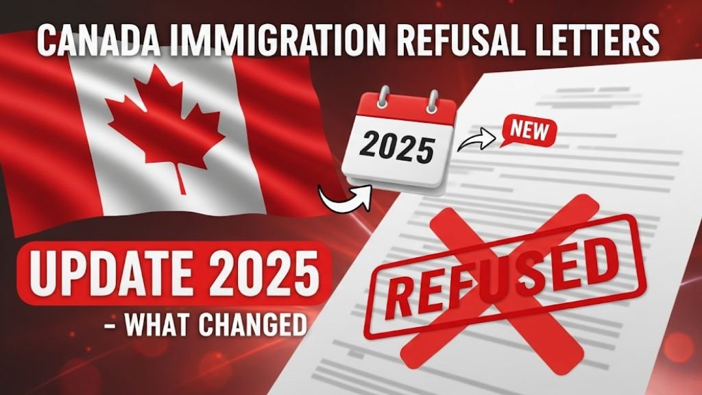 Canada Immigration Refusal Letters Update